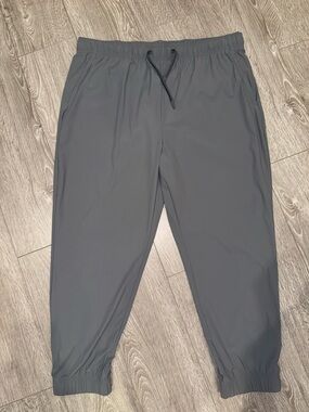 tek gear Gray Active Track performance Pants Athleisure Comfort All season